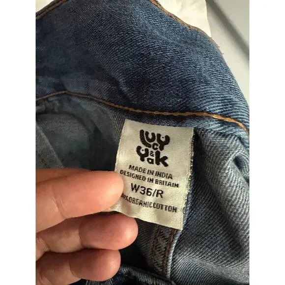 Lucy & Yak Addison Tapered Leg Jeans Womans 36R - Picture 9 of 10